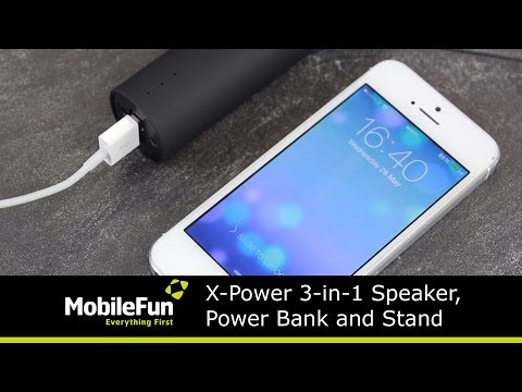 X-Power 3-in-1 Speaker, 4000mAh Power Bank and Stand Hands On - UCS9OE6KeXQ54nSMqhRx0_EQ