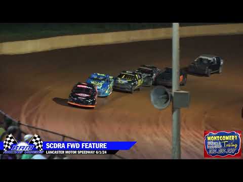 SCDRA FWD Feature - Lancaster Motor Speedway 6/1/24 - dirt track racing video image