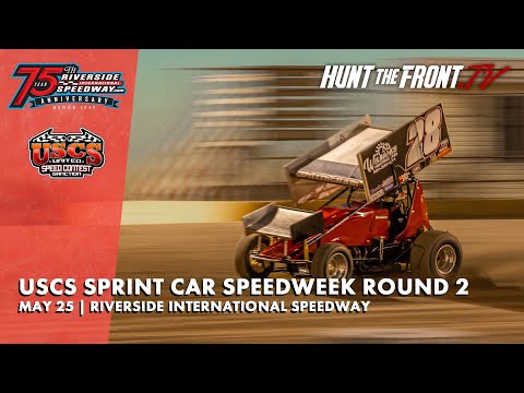19th Annual USCS Sprint Car Speedweek Round #2 - dirt track racing video image