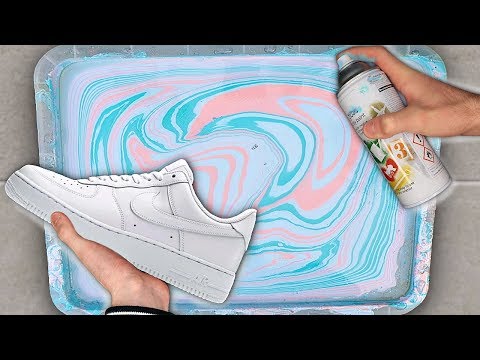 HYDRO Dipping AIR Force 1's! (Giveaway Winner)