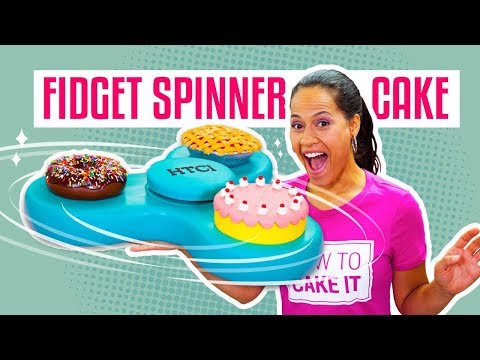 How To Make A FIDGET SPINNER Out Of CAKE | It Actually SPINS! | Yolanda Gampp | How To Cake It - UCvM1hVcRJmVWDtATYarC0KA