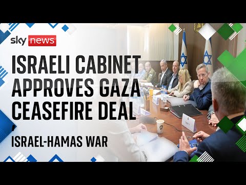 Israel's security cabinet has recommended approving the Gaza ceasefire deal