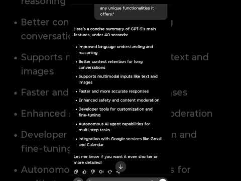 New GPT-5 Highlights: Improvements and New Capabilities. #chatgpt #gpt5 #openai #promptengineering