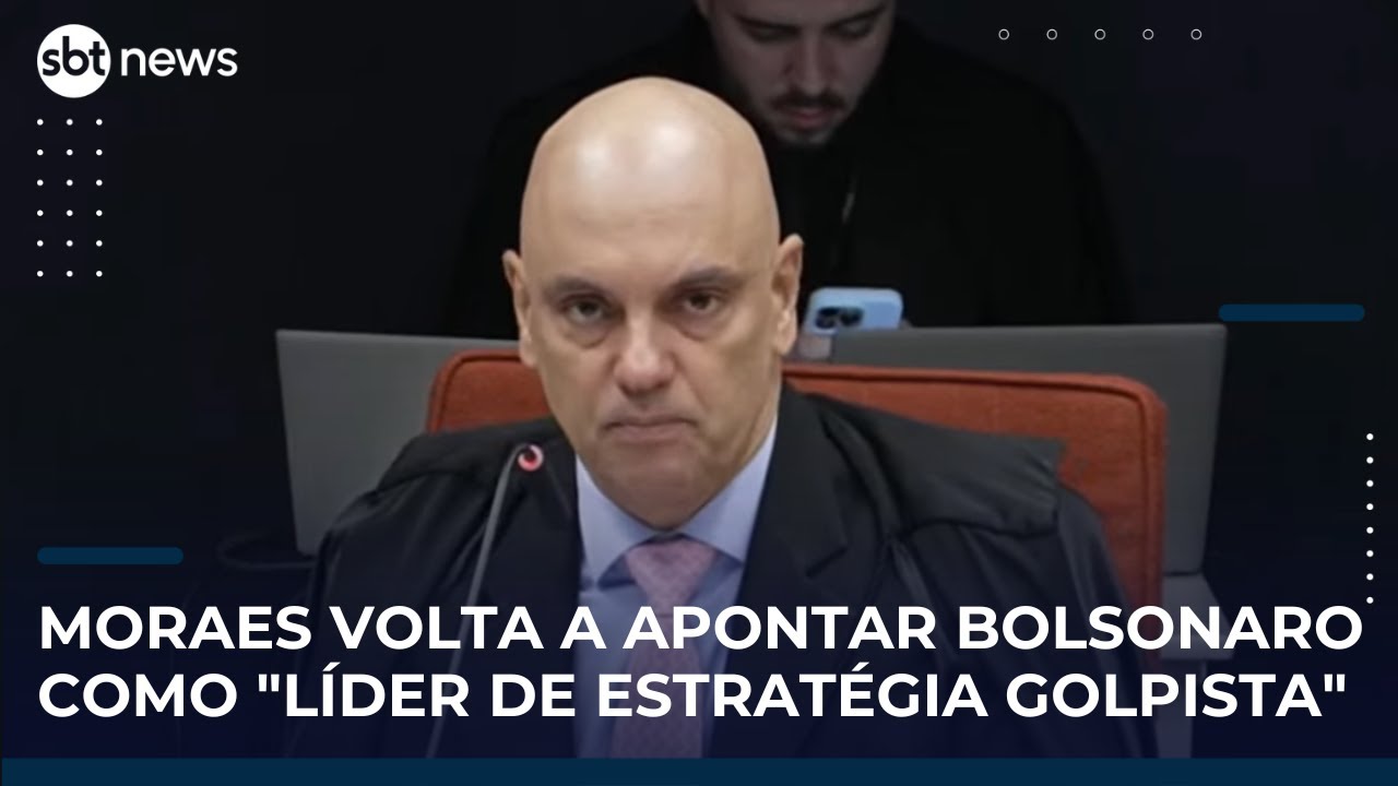 Bolsonaro liderou estratégia golpista para se manter no poder afirma Moraes