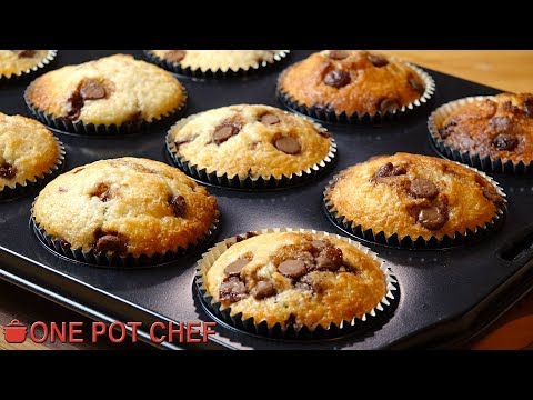 Chocolate Chip Muffins | One Pot Chef
