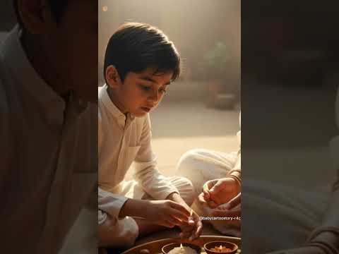 Munmun and her golden morning |munamun aur usakee sunaharee subah | #ai #shortvideo #shorts #hindi 😇