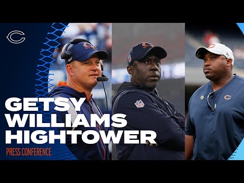 Getsy, Williams, Hightower on preparing for the Falcons | Chicago Bears video clip