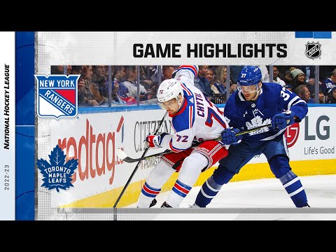 Rangers @ Maple Leafs 1/25 | NHL Highlights 2023