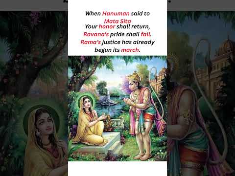 Justice walks with Ram—Sita shall rise, Ravana shall fall.#ramayana #hanuman #sanatan #shorts