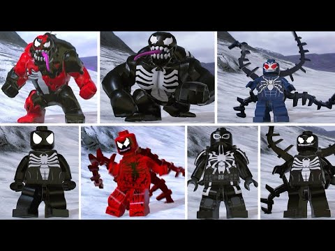 LEGO Marvel Super Heroes 2 - All Symbiote Characters - UCg_j7kndWLFZEg4yCqUWPCA