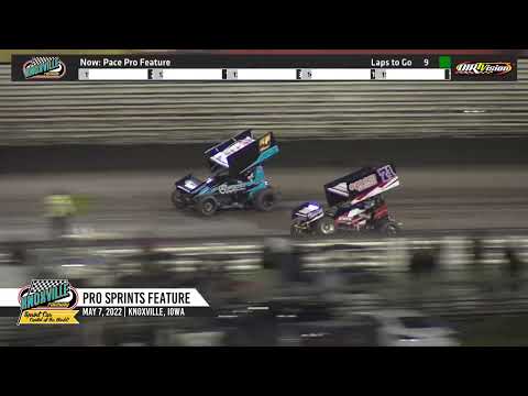 Knoxville Raceway Highlights / Pro Sprints / May 7, 2022 - dirt track racing video image