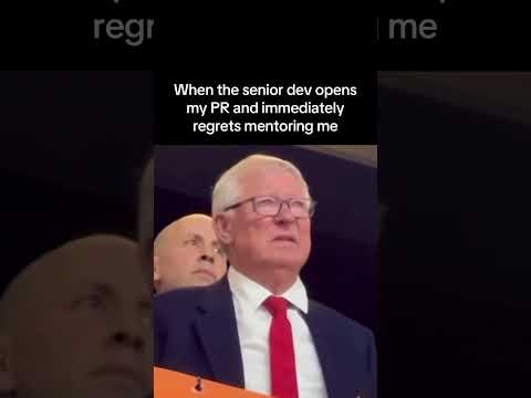 Senior Dev Reacts to My Pull Request