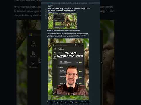 Bing wallpaper app pisses us off