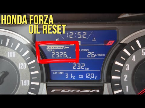 Reset della spia del service della Honda Forza 125
