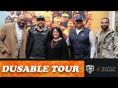 Poles, Cunningham, Forte & Idonije tour The DuSable Black History Museum | Chicago Bears video clip