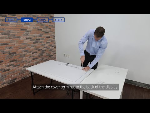 Flip2: Unboxing & Installation Video for wall mount type I Samsung