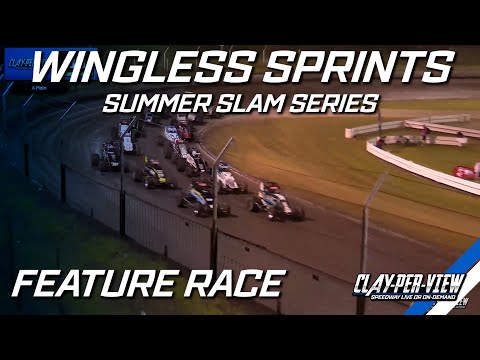 Wingless Sprints | Summer Slam - Borderline - 3rd Jan 2025 | Clay-Per-View - dirt track racing video image