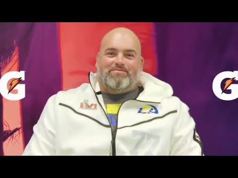 Ahead Of Super Bowl LVI, Rams OL Andrew Whitworth Reflects On Emotions About Playing In NFL At 40 video clip