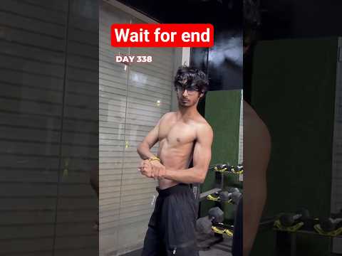 skinny to muscle transformation journey day 337 #shorts #short #youtubeshorts #musclegain #trending