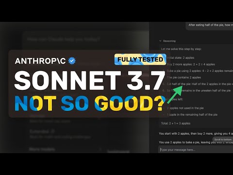 Claude 3.7 Sonnet (Tested) : GOOD for CODING, NOT SO GOOD for GENERAL TASKS!