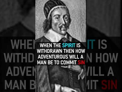 When the Spirit is Withdrawn How Likely is a Man to Commit Sin - Puritan Christopher Love #shorts