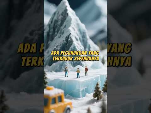 FAKTA UNIK Antartika punya sungai dan gunung di bawah es