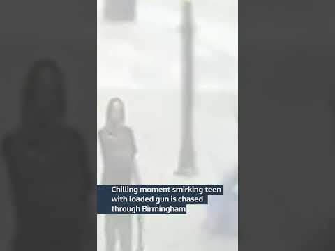 Teen with loaded gun in Birmingham City Centee #itvnews #uk #news #crime