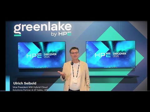 HPE Partner Growth Summit 2025: Ulrich Seibold, VP HPE WW Hybrid Cloud Solutions Partner & SP Sales