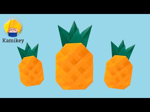 【折り紙】パイナップル