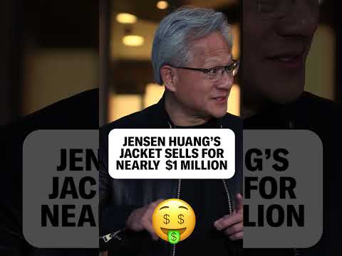 Jensen Huang's jacket just auctioned for nearly $1 million at Sotheby's