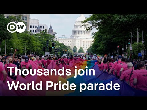 Thousands fill US capital for World Pride parade | DW News