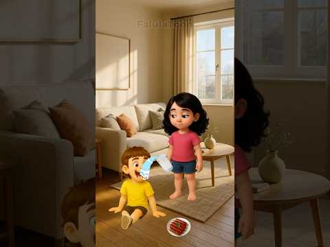 Eva the always ready big sister #animation #funny #cartoon #english