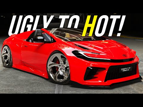 I turned Toyota PRIUS into a SUPERCAR Roadster!