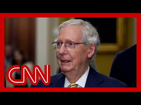 Hear McConnell's answer when asked about confronting bad blood with Trump in upcoming meeting