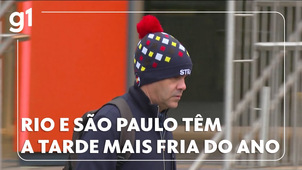 Rio de Janeiro e São Paulo têm a tarde mais fria do ano