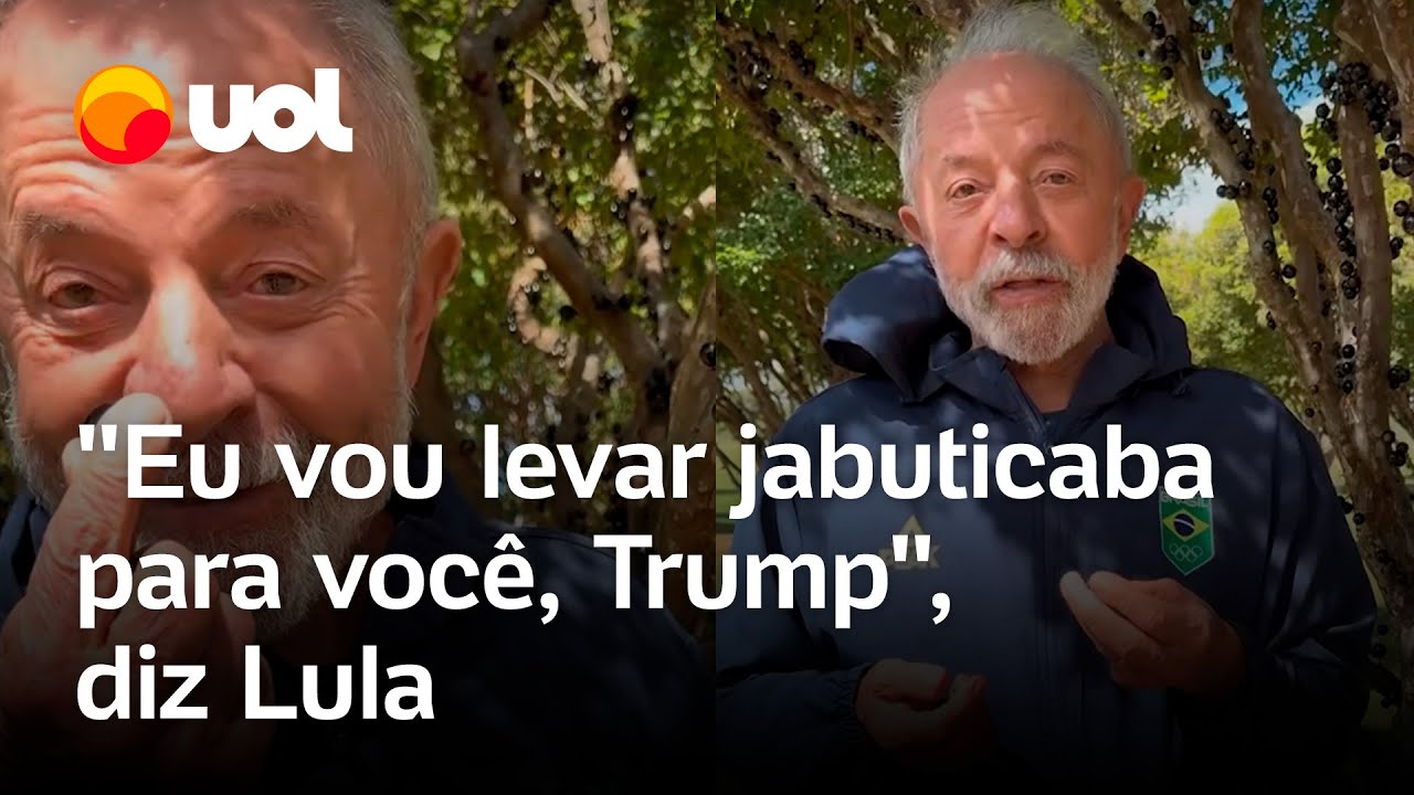 Lula ironiza Trump e diz que quem come jabuticaba ‘não precisa de briga tarifária’; veja vídeo