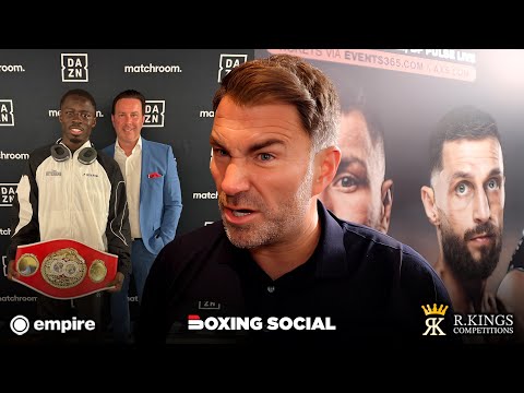 “KEITH TOLD HIM TO SAY IT!” EDDIE HEARN FUMES! TALKS EUBANK JR SAUNA HEARING, CARL FROCH, HITCHINS