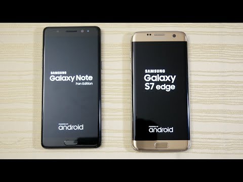 Galaxy Note FE vs S7 Edge - Speed Test! (4K) - UCgRLAmjU1y-Z2gzOEijkLMA