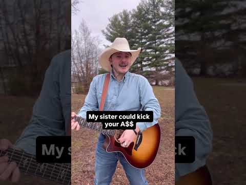 I wrote the “crazy sister” theme song 🤣 who’s got one?! #country #music #sister