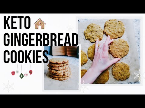 Keto Gingerbread Cookies [1.3 NET CARBS] Soft & Chewy