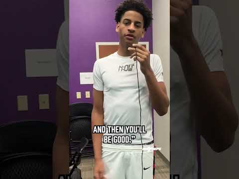 Kiyan Anthony gets REAL about the pressures of being Carmelo’s son 🗣️ 🏀 #shorts