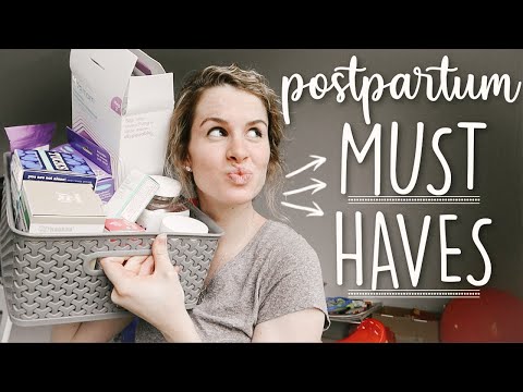 POSTPARTUM MUST-HAVES KIT! || WHAT YOU'LL NEED FOR RECOVERY