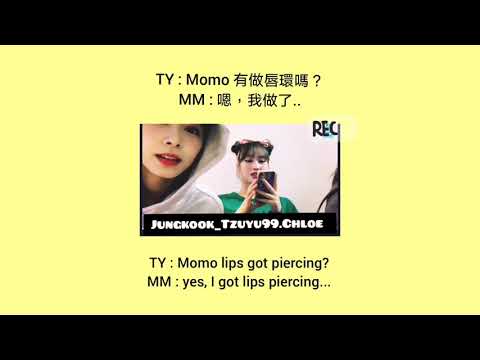 Tzuyu said Jungkook lips piercing looks good??!! 🤭