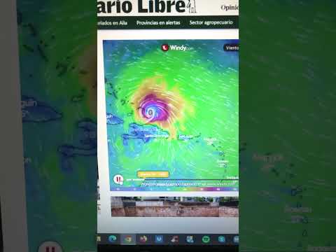 Huracán Fiona sigue avanzando hacia República Dominicana ?? con fuertes lluvias