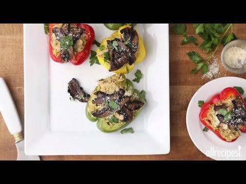 Healthy Recipes - How to Make Orzo and Chicken Stuffed Peppers