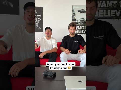 When you crack your knuckles but 😂 #comedy #funny #video
