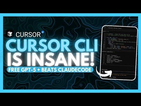 Cursor CLI: Powerful NEW AI Agentic Coder IS FAST! RIP Claude Code?