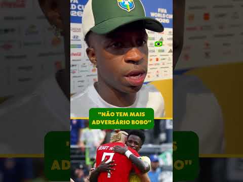 VINI JR ELOGIA A NORUEGA PÓS-ELIMINAÇÃO | #shorts | Copa do Mundo 2026 | ge.globo