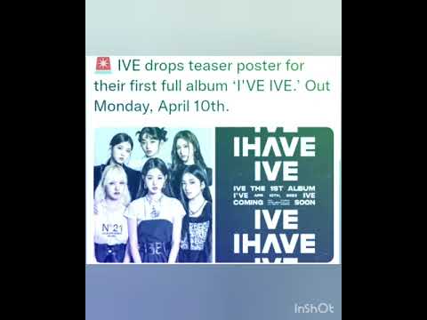 IVE drops teaser poster for their first full album ‘I'VE IVE.’ Out Monday, April 10th.