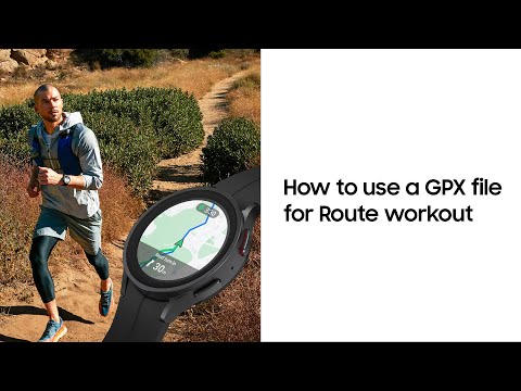 Galaxy Watch5 Pro: How to use a GPX file for Route workout | Samsung